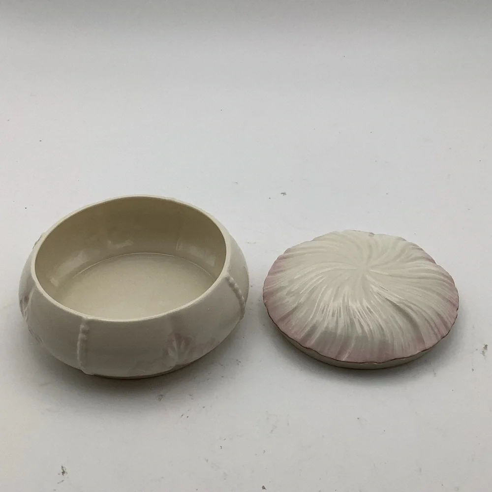 Vintage Belleek Ireland Millennium 2000 Trinket Box